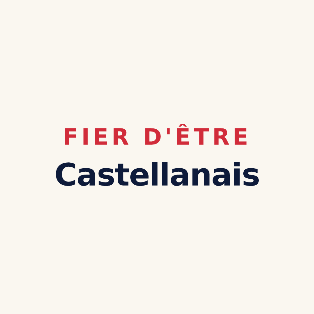Tasse « Fier d'être Castellanais » — design pour Castellane