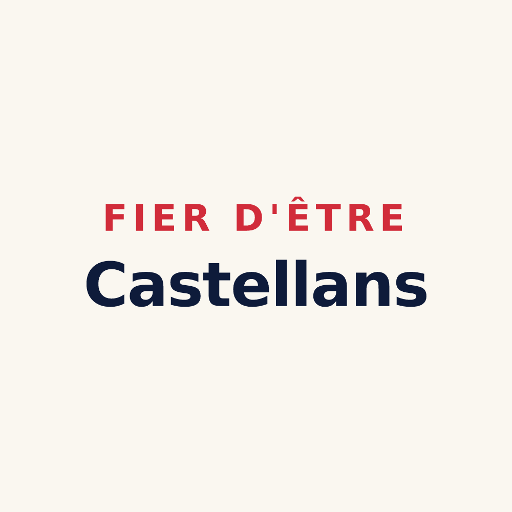 Tasse « Fier d'être Castellans » — design pour Castellet-en-Luberon