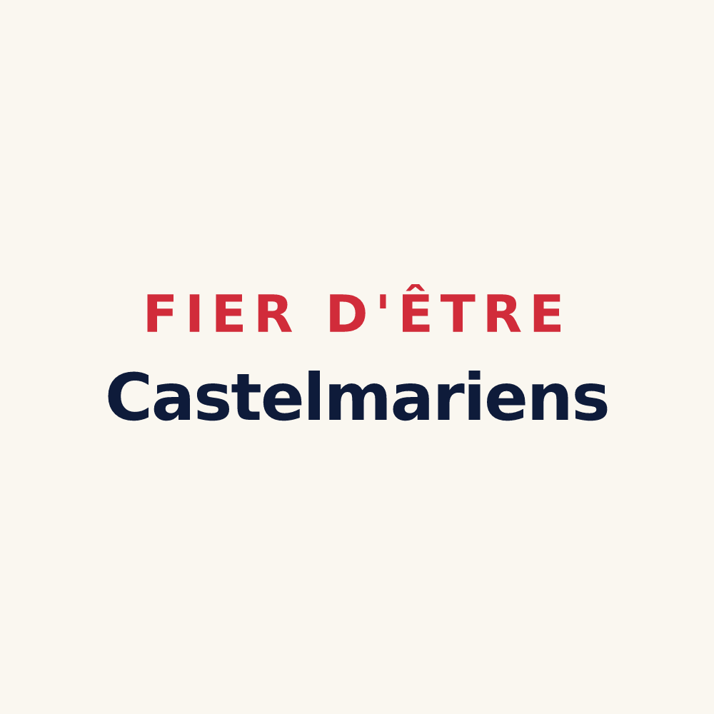 Tasse « Fier d'être Castelmariens » — design pour Castelmary