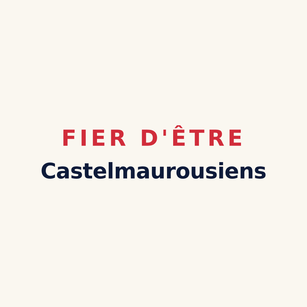 Tasse « Fier d'être Castelmaurousiens » — design pour Castelmaurou