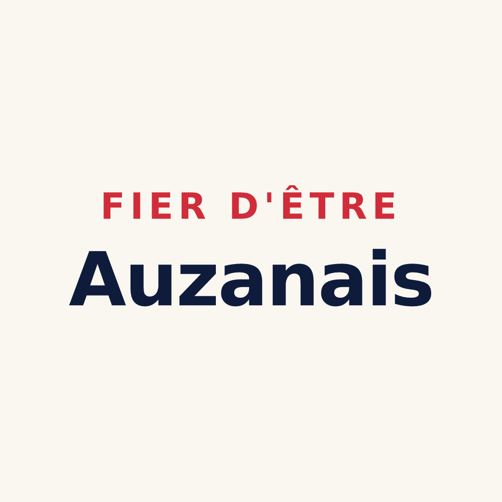 Tasse « Fier d'être Auzanais » — design pour Castelnau d'Auzan Labarrère