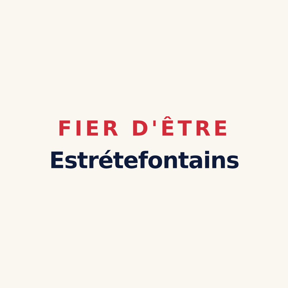 Tasse « Fier d'être Estrétefontains » — design pour Castelnau-d'Estrétefonds