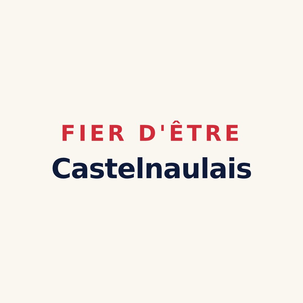 Tasse « Fier d'être Castelnaulais » — design pour Castelnau-de-Guers