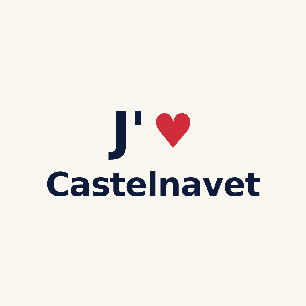 Tasse personnalisée Castelnavet — design J'aime Castelnavet