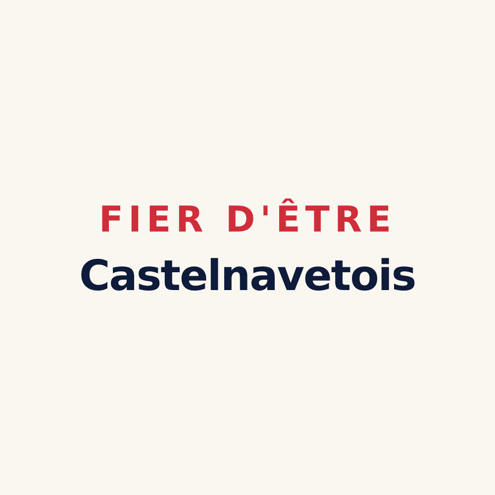 Tasse « Fier d'être Castelnavetois » — design pour Castelnavet