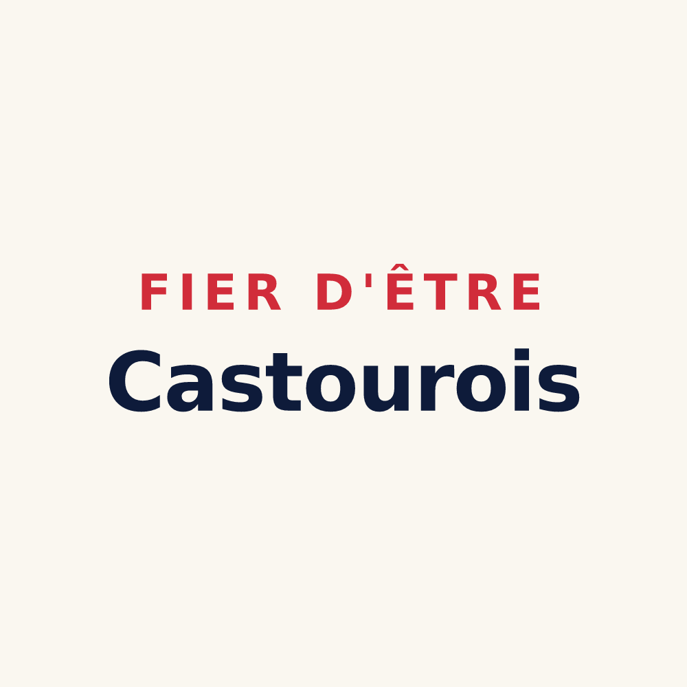 Tasse « Fier d'être Castourois » — design pour Castéra-Lectourois
