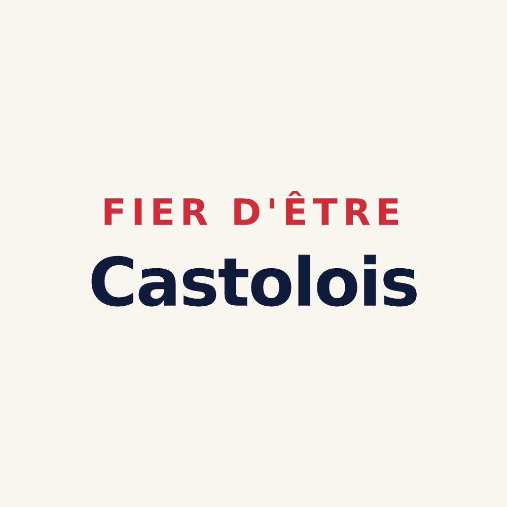 Tasse « Fier d'être Castolois » — design pour Castéra-Vignoles