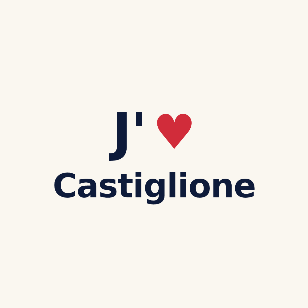 Tasse personnalisée Castiglione — design J'aime Castiglione