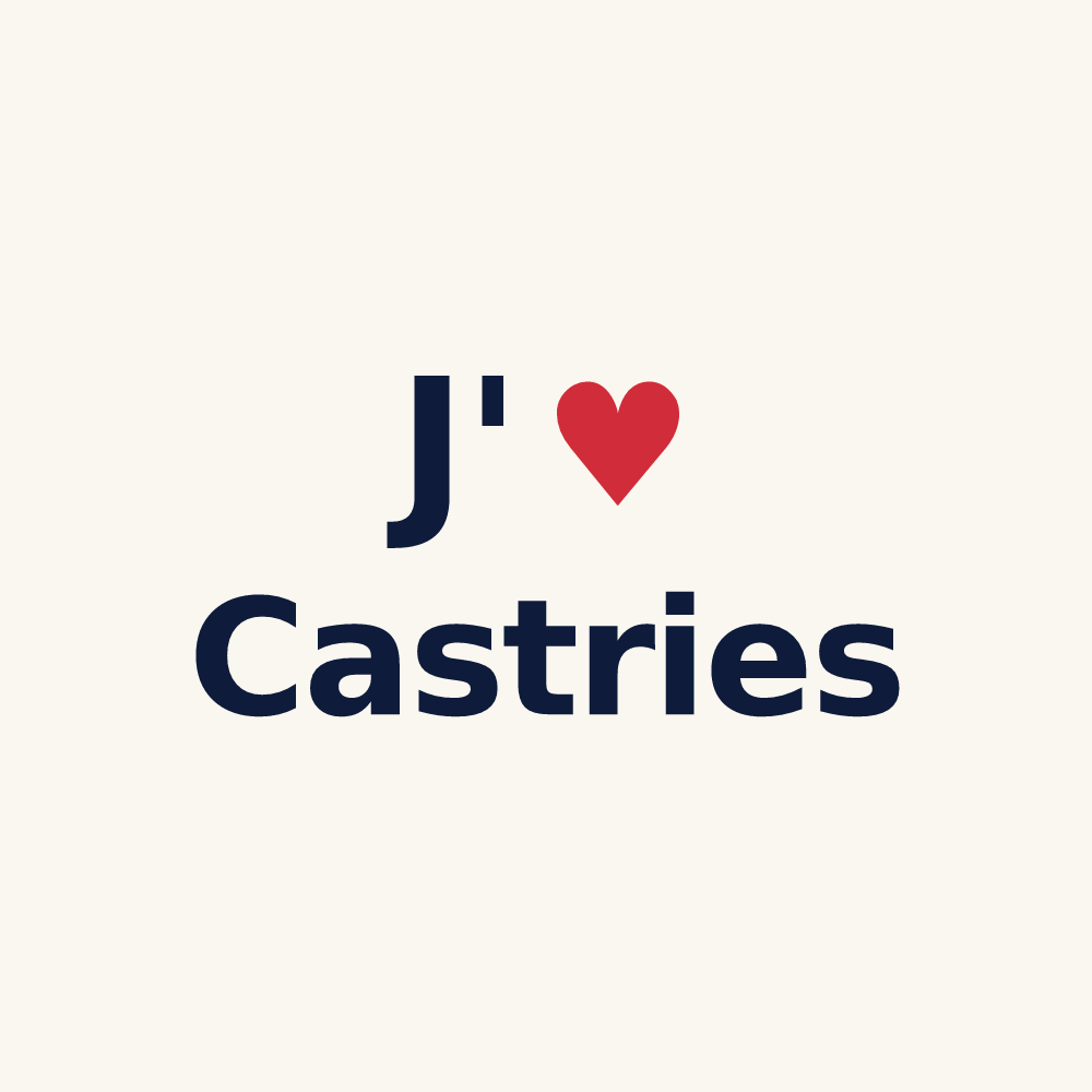 Tasse personnalisée Castries — design J'aime Castries