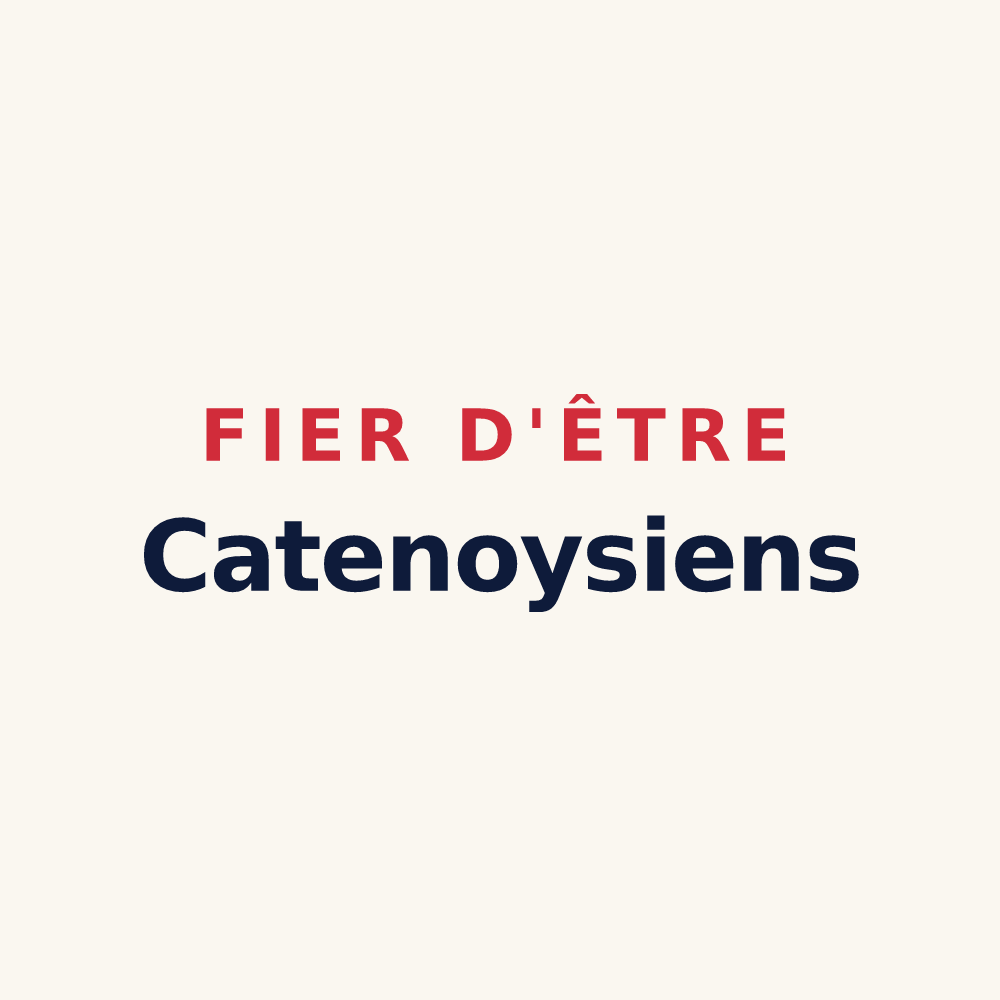 Tasse « Fier d'être Catenoysiens » — design pour Catenoy