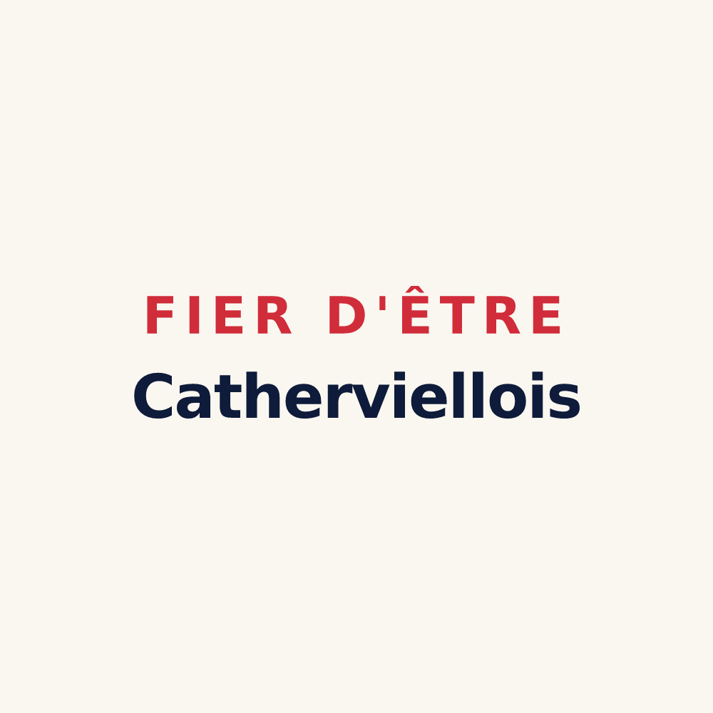 Tasse « Fier d'être Catherviellois » — design pour Cathervielle