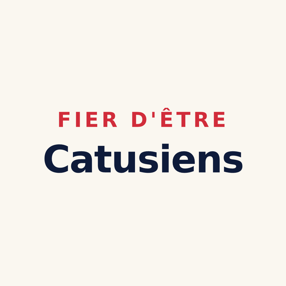 Tasse « Fier d'être Catusiens » — design pour Catus