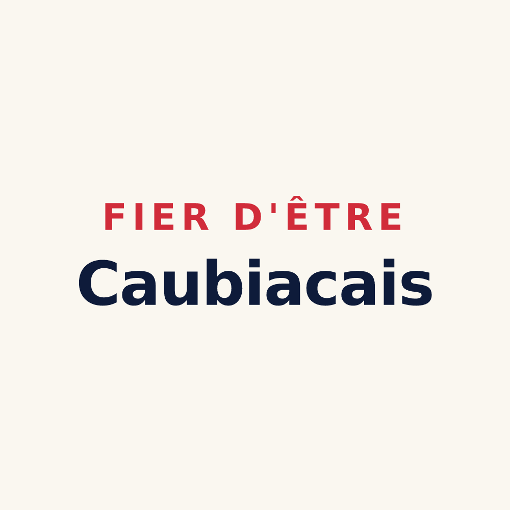 Tasse « Fier d'être Caubiacais » — design pour Caubiac