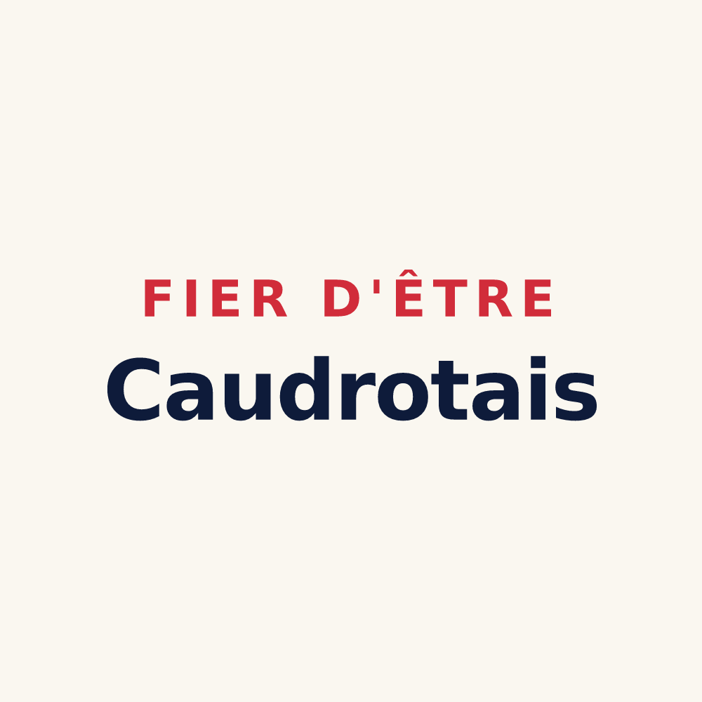Tasse « Fier d'être Caudrotais » — design pour Caudrot