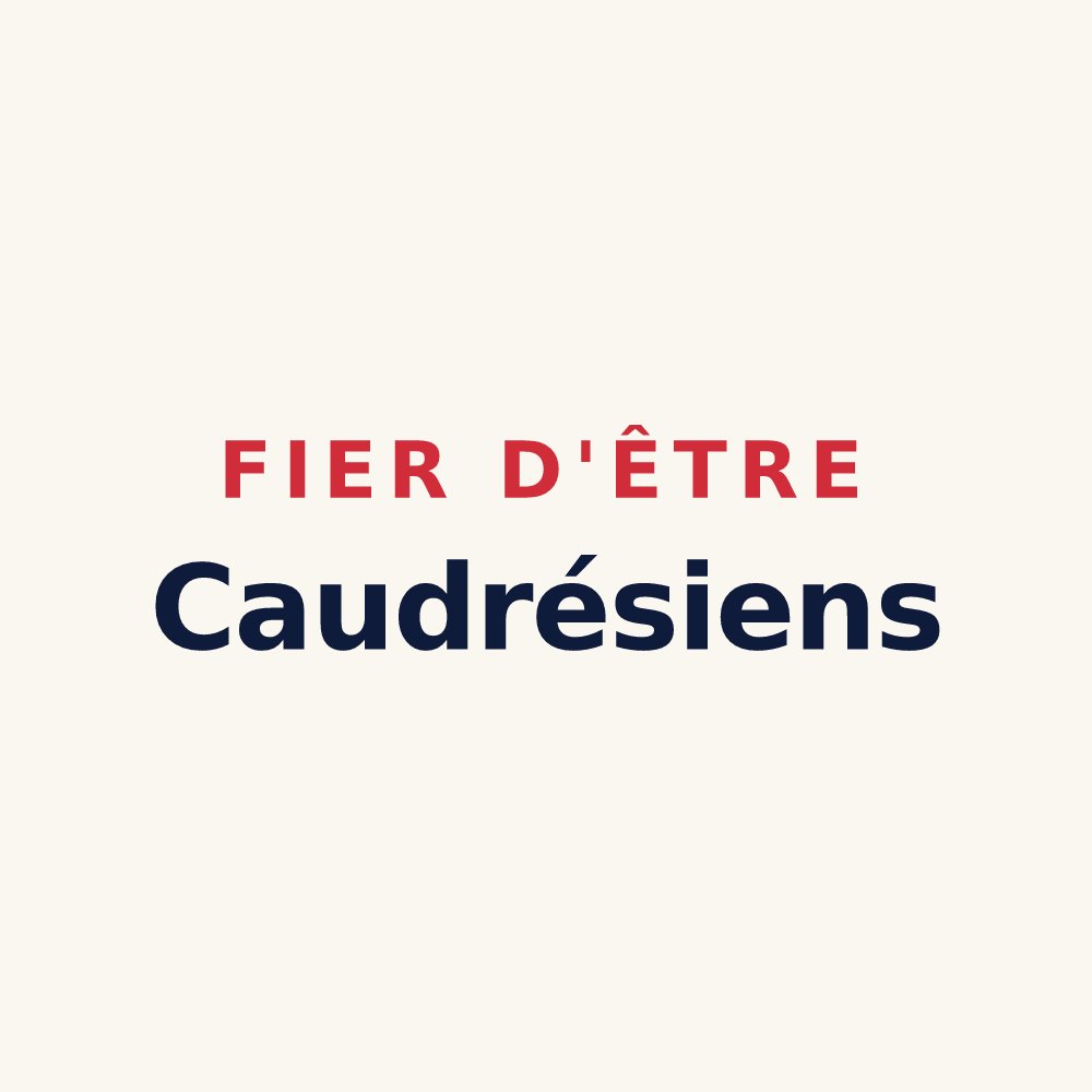 Tasse « Fier d'être Caudrésiens » — design pour Caudry