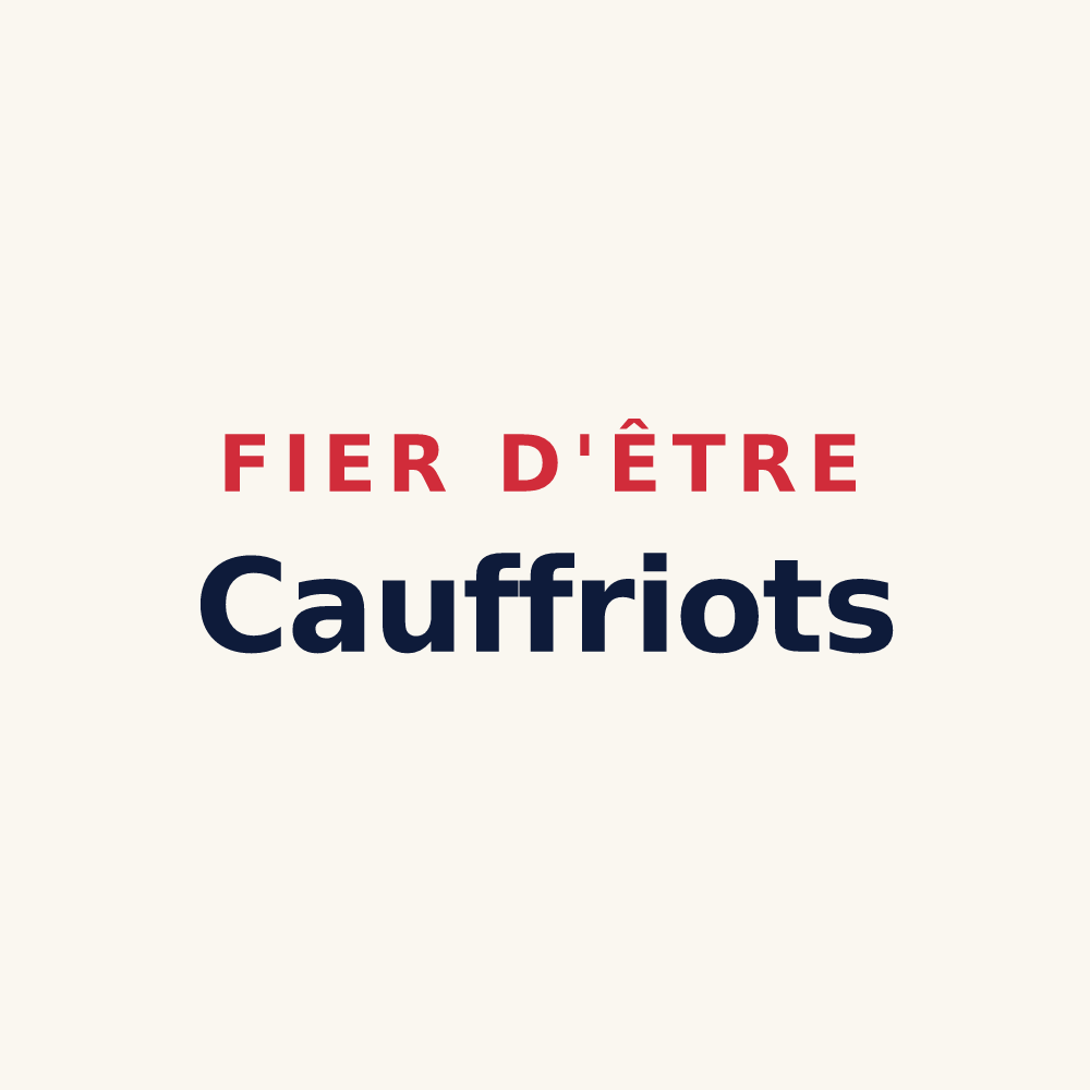 Tasse « Fier d'être Cauffriots » — design pour Cauffry