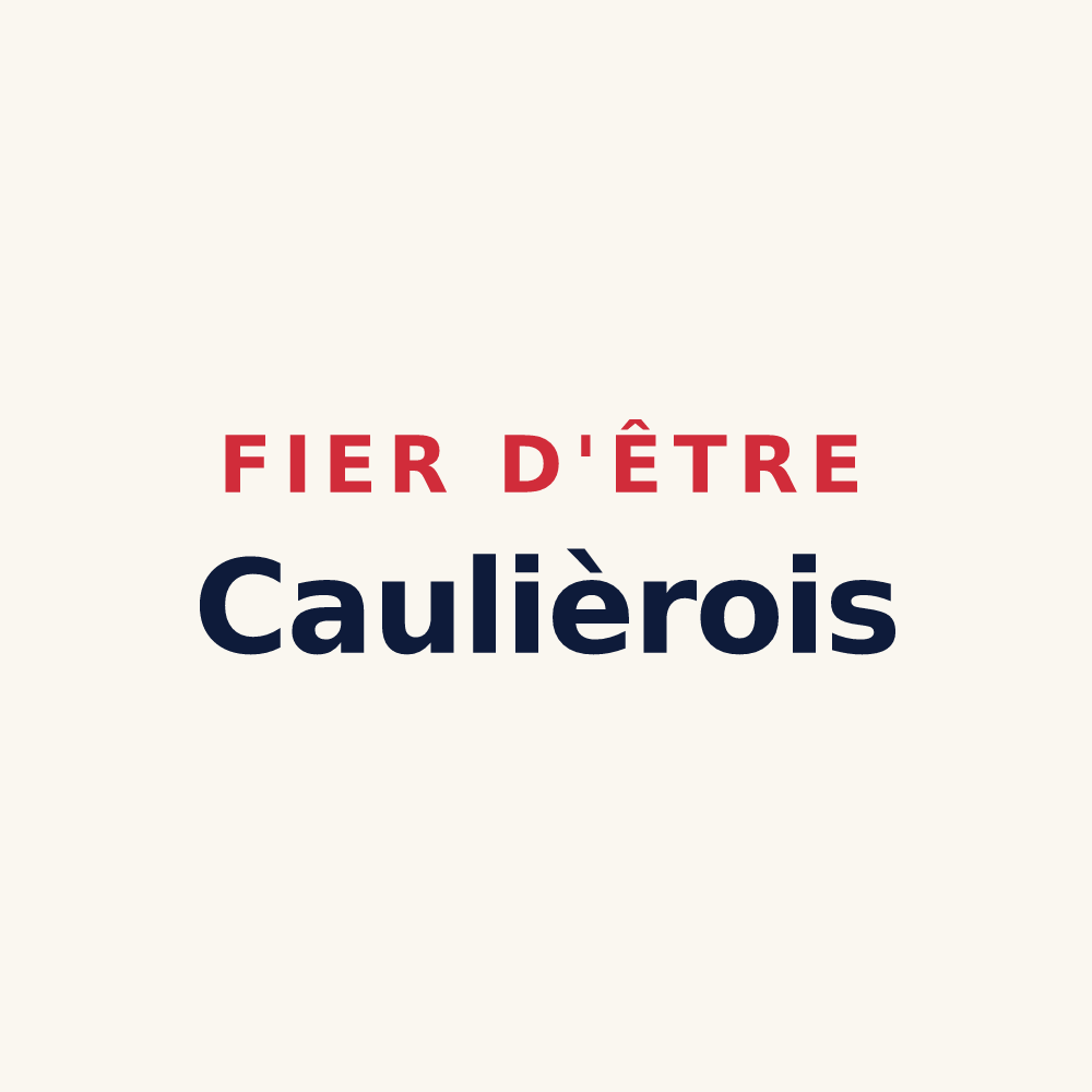 Tasse « Fier d'être Caulièrois » — design pour Caulières
