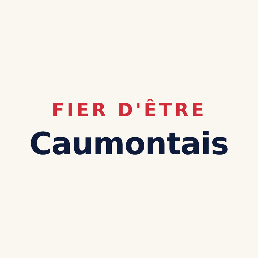 Tasse « Fier d'être Caumontais » — design pour Caumont