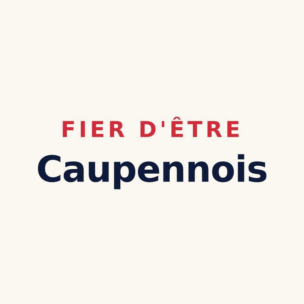 Tasse « Fier d'être Caupennois » — design pour Caupenne