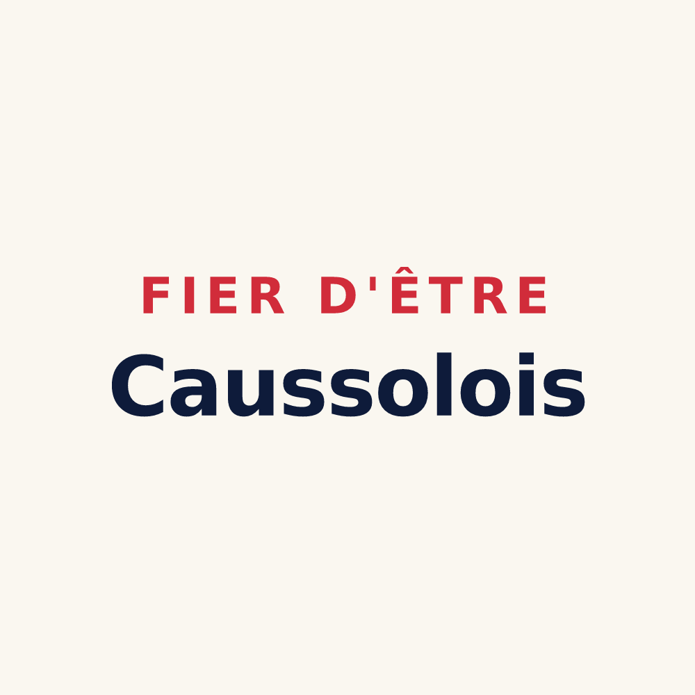 Tasse « Fier d'être Caussolois » — design pour Caussols