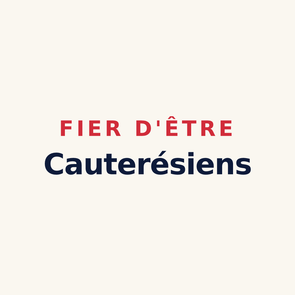 Tasse « Fier d'être Cauterésiens » — design pour Cauterets