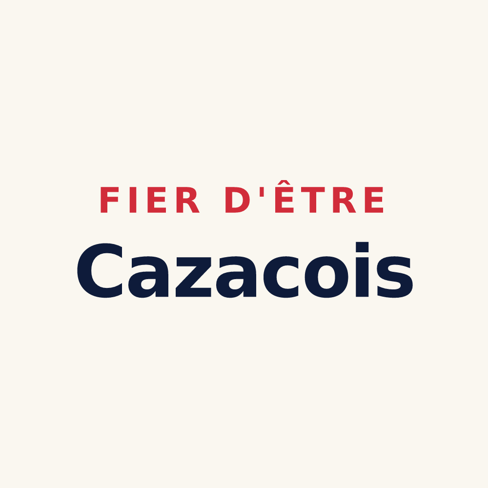 Tasse « Fier d'être Cazacois » — design pour Cazac