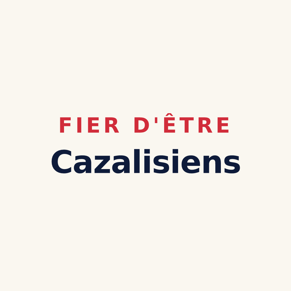 Tasse « Fier d'être Cazalisiens » — design pour Cazalis