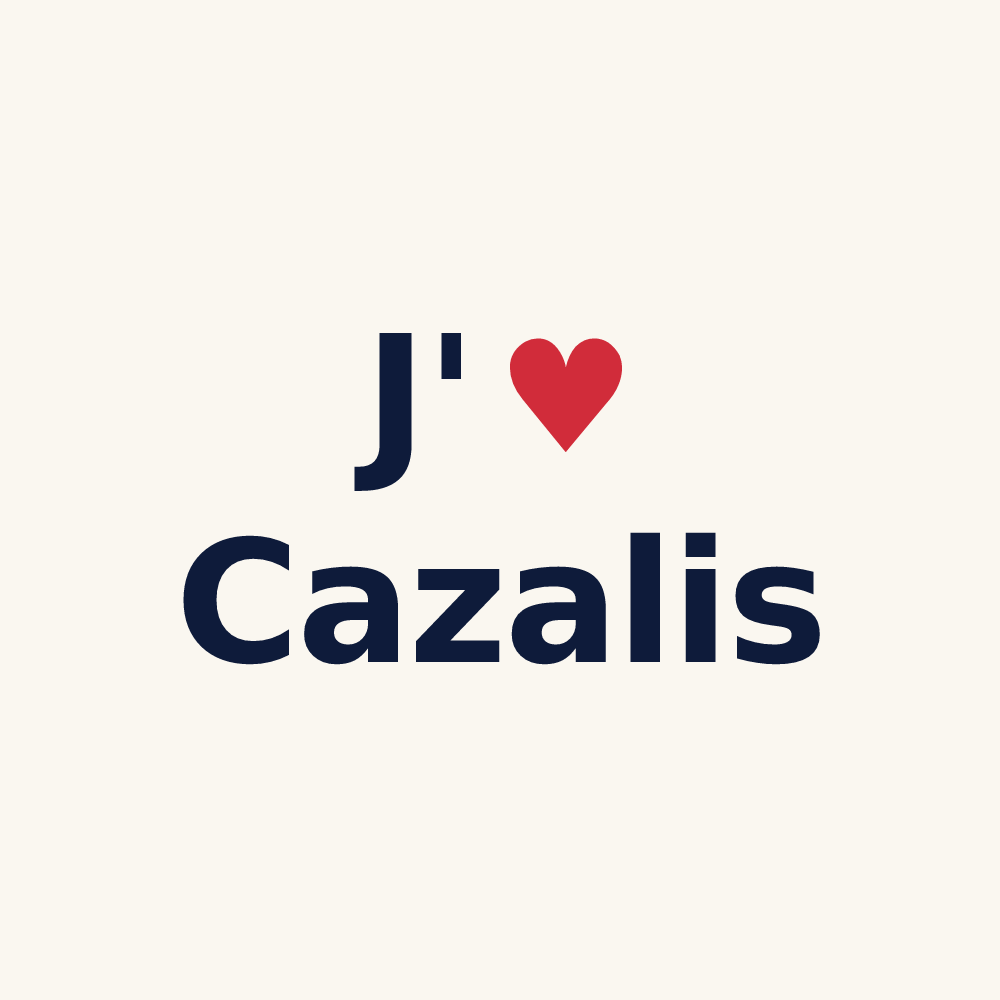 Tasse personnalisée Cazalis — design J'aime Cazalis