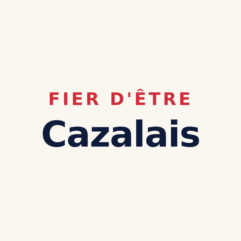Tasse « Fier d'être Cazalais » — design pour Cazals
