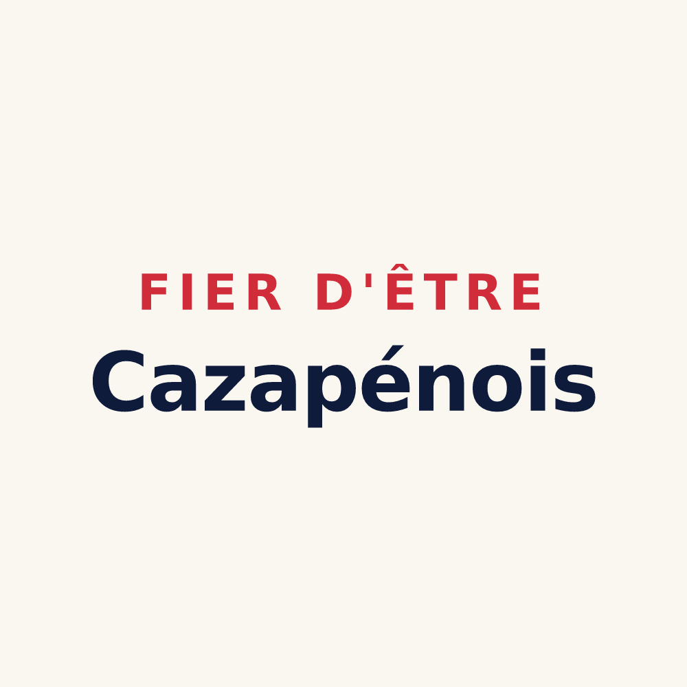 Tasse « Fier d'être Cazapénois » — design pour Cazarilh-Laspènes
