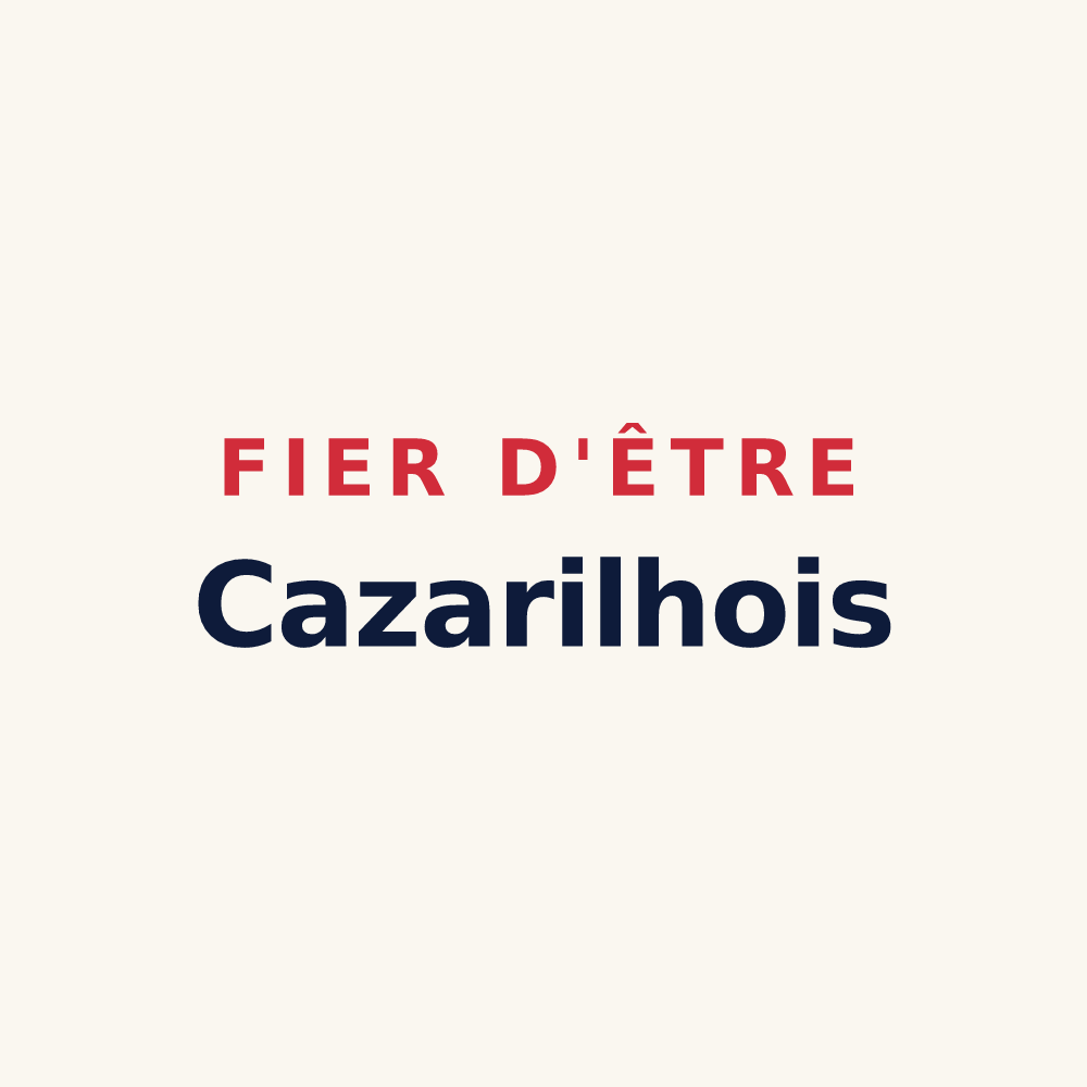 Tasse « Fier d'être Cazarilhois » — design pour Cazarilh