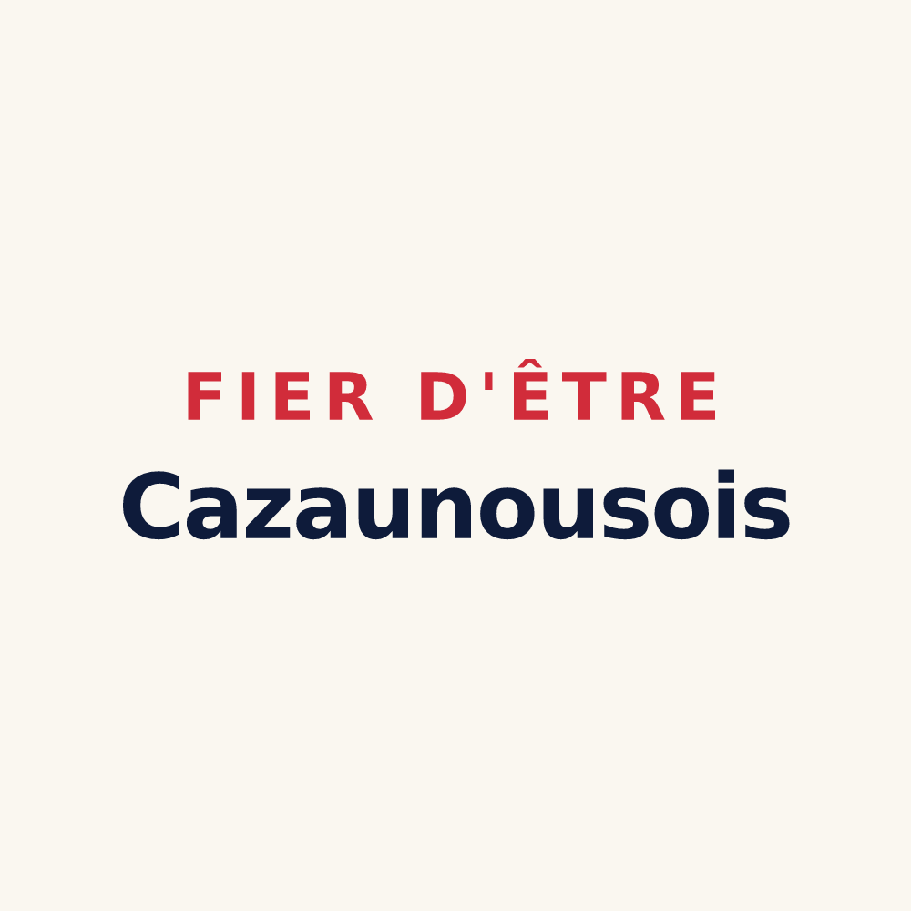 Tasse « Fier d'être Cazaunousois » — design pour Cazaunous