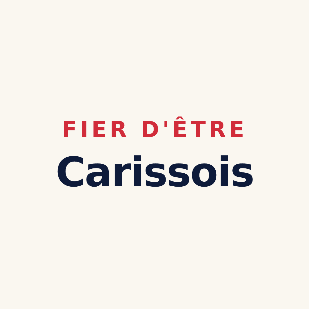 Tasse « Fier d'être Carissois » — design pour Cazaux-Layrisse
