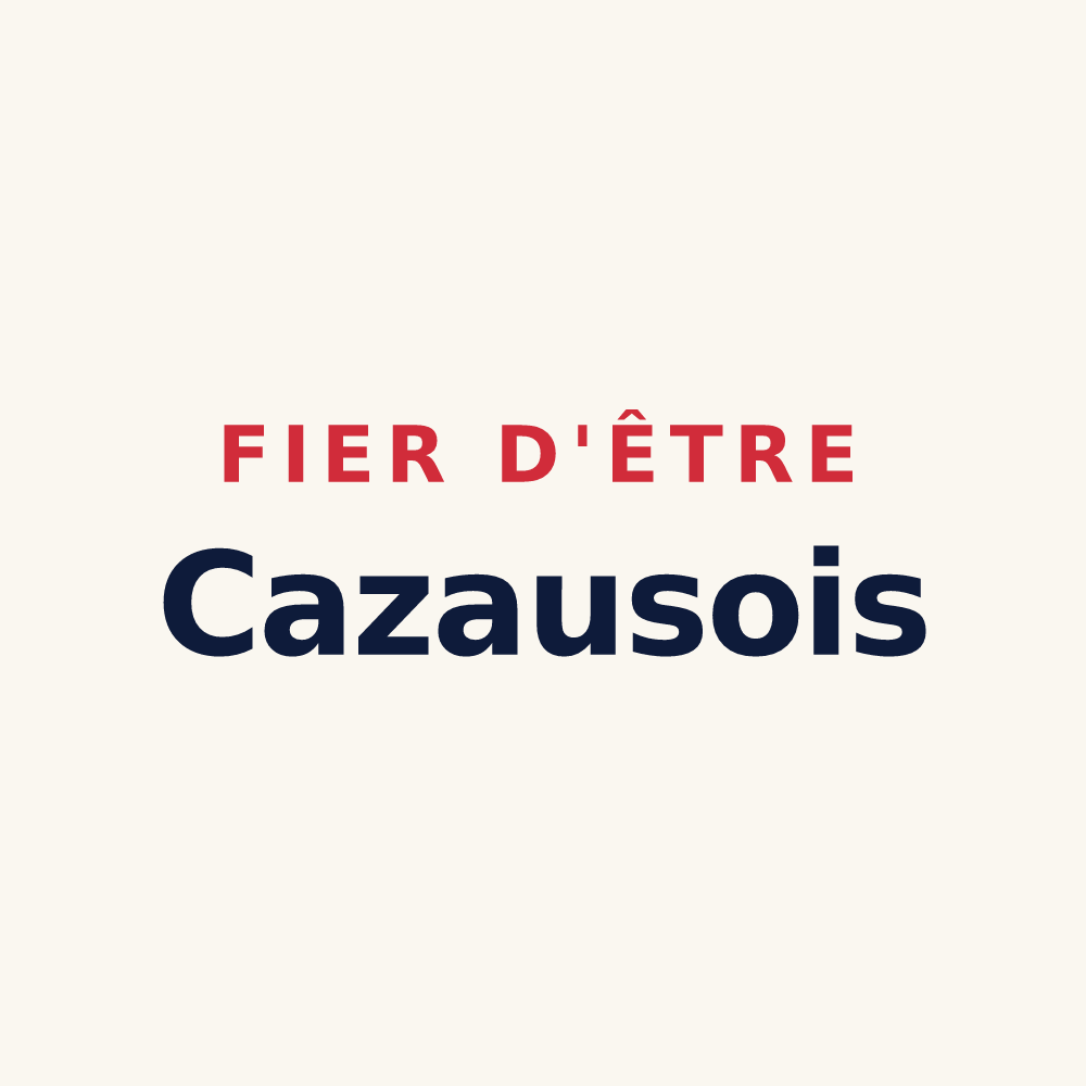 Tasse « Fier d'être Cazausois » — design pour Cazaux