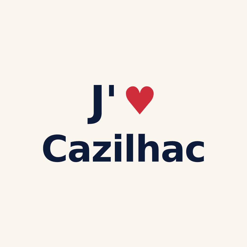 Tasse personnalisée Cazilhac — design J'aime Cazilhac