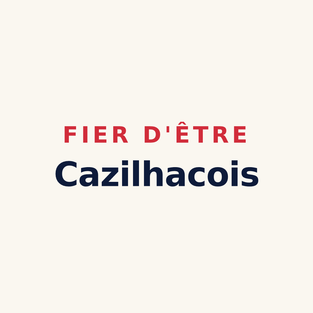 Tasse « Fier d'être Cazilhacois » — design pour Cazilhac