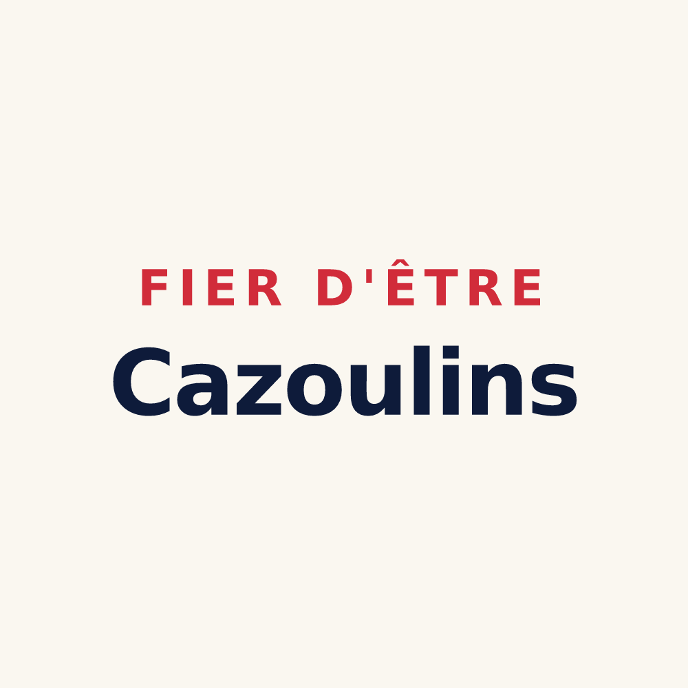 Tasse « Fier d'être Cazoulins » — design pour Cazouls-d'Hérault
