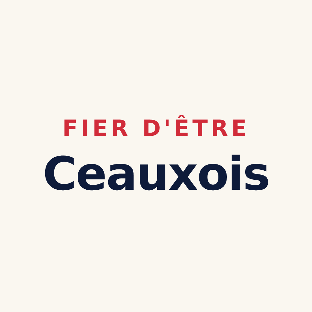 Tasse « Fier d'être Ceauxois » — design pour Ceaux-en-Loudun