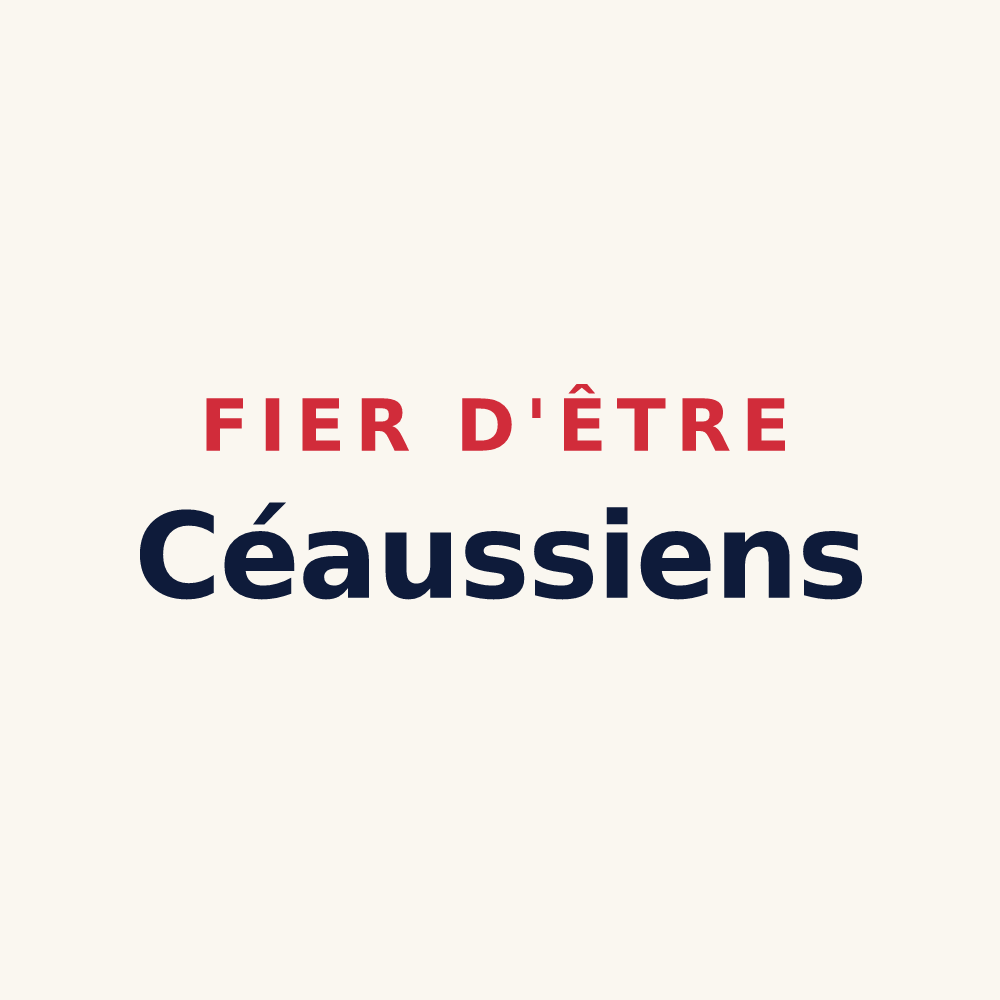 Tasse « Fier d'être Céaussiens » — design pour Céaux
