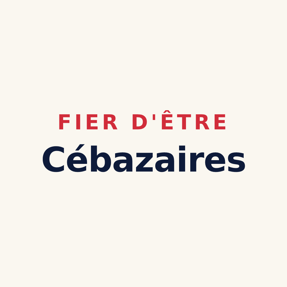 Tasse « Fier d'être Cébazaires » — design pour Cébazat
