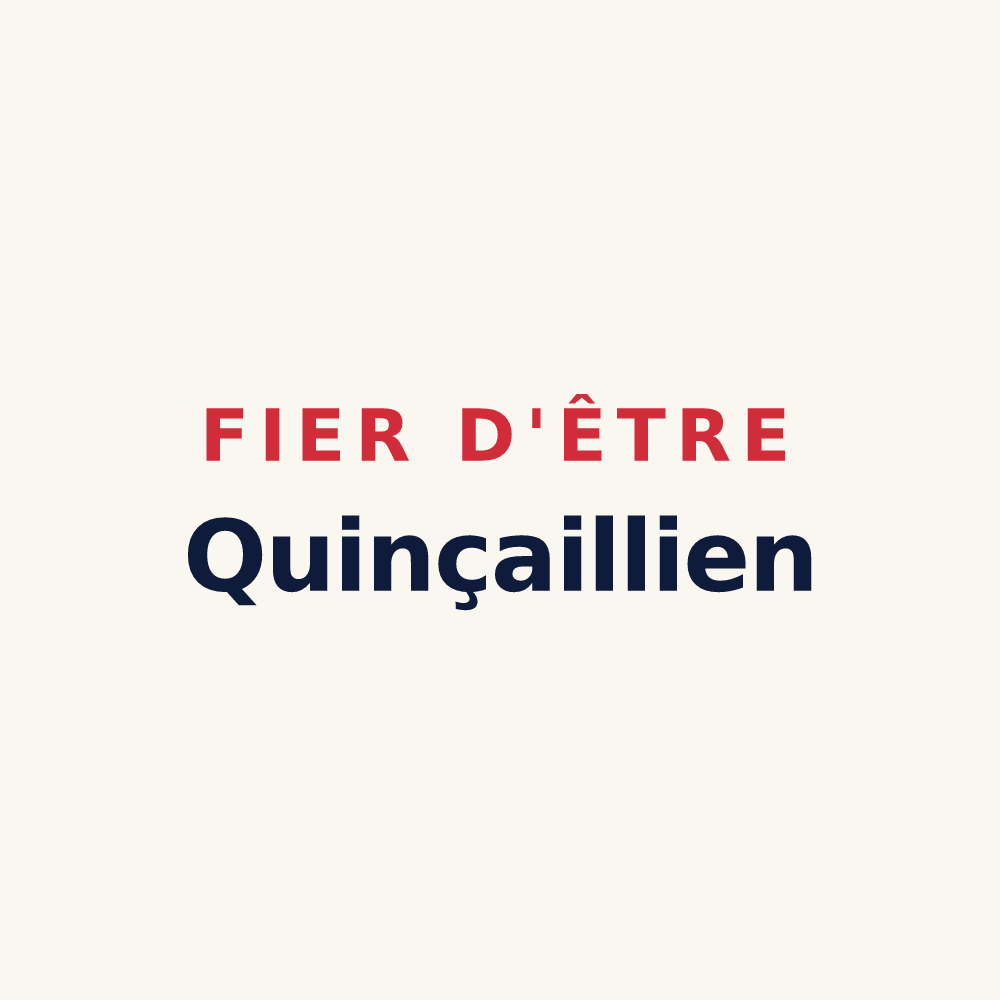 Tasse « Fier d'être Quinçaillien » — design pour Ceillac