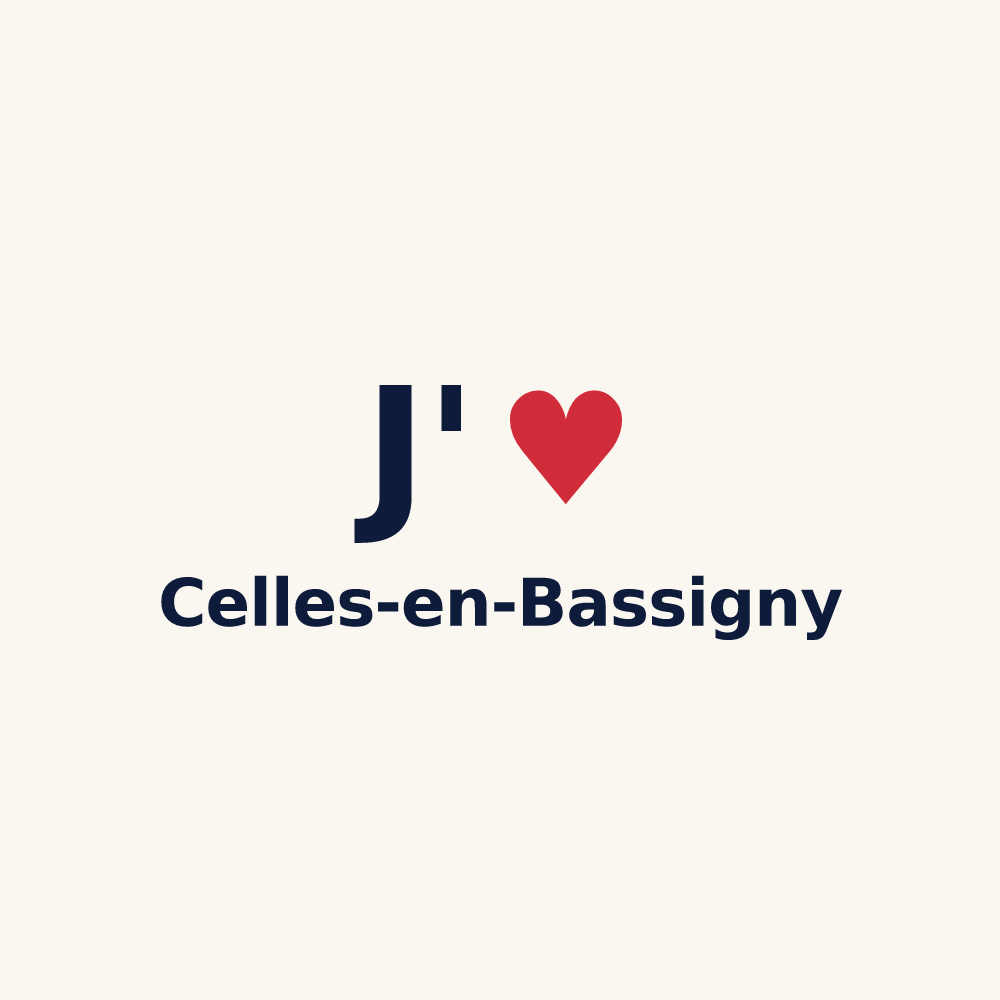 Tasse personnalisée Celles-en-Bassigny — design J'aime Celles-en-Bassigny