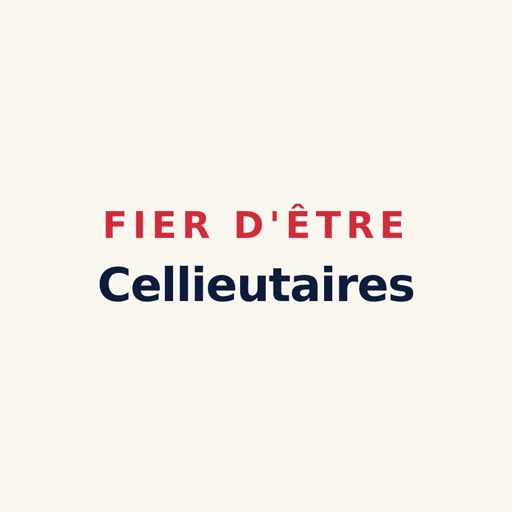 Tasse « Fier d'être Cellieutaires » — design pour Cellieu