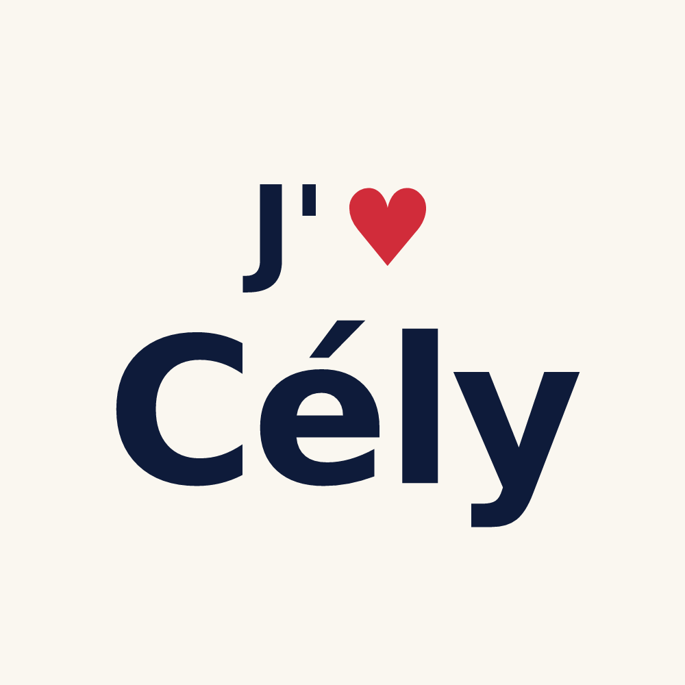 Tasse personnalisée Cély — design J'aime Cély