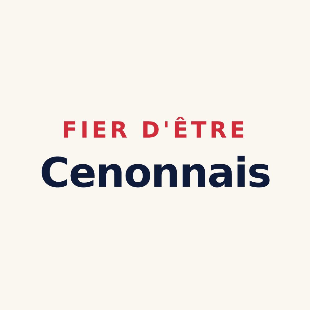 Tasse « Fier d'être Cenonnais » — design pour Cenon