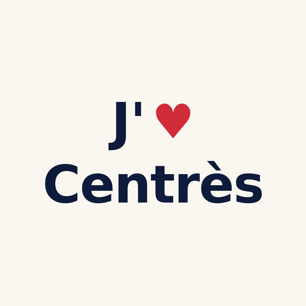 Tasse personnalisée Centrès — design J'aime Centrès