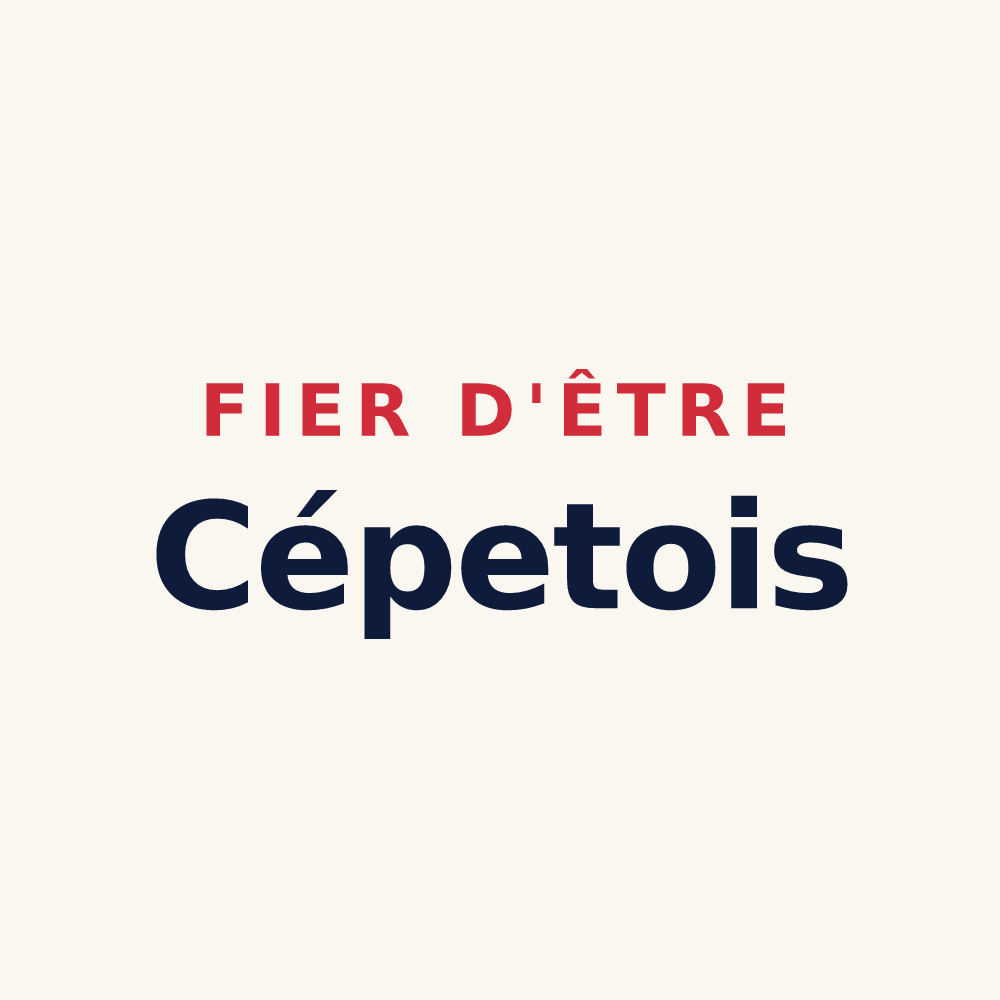 Tasse « Fier d'être Cépetois » — design pour Cépet