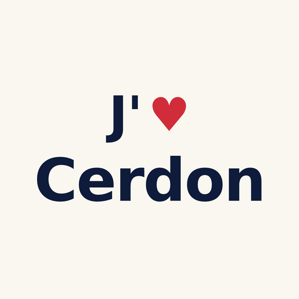 Tasse personnalisée Cerdon — design J'aime Cerdon