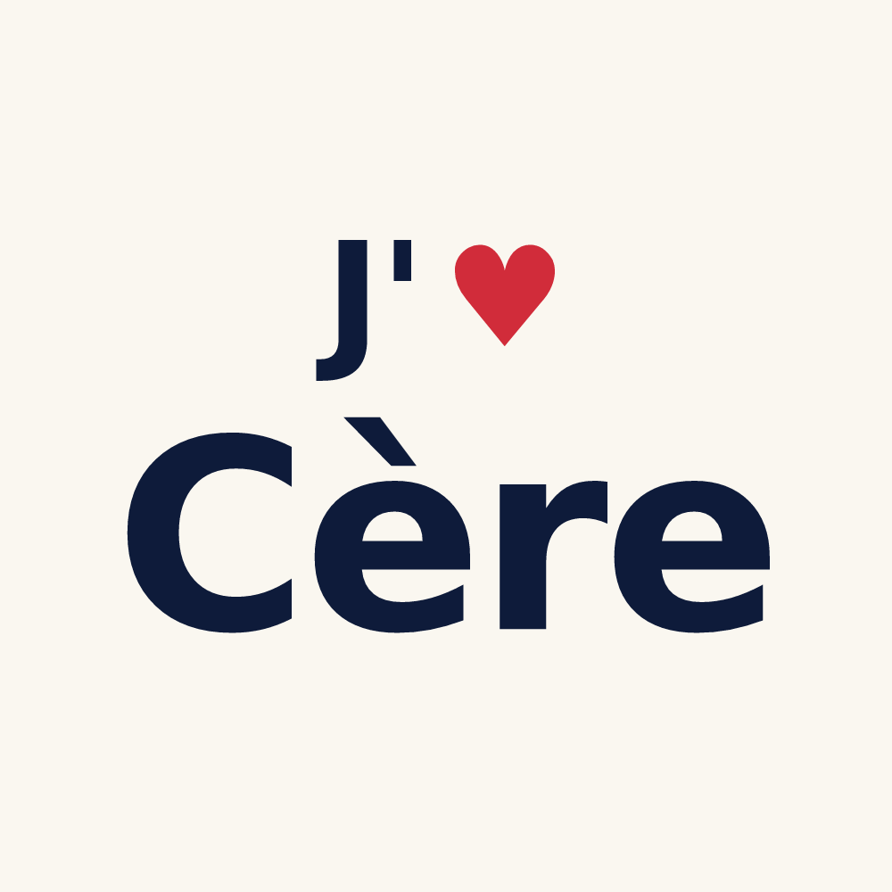 Tasse personnalisée Cère — design J'aime Cère