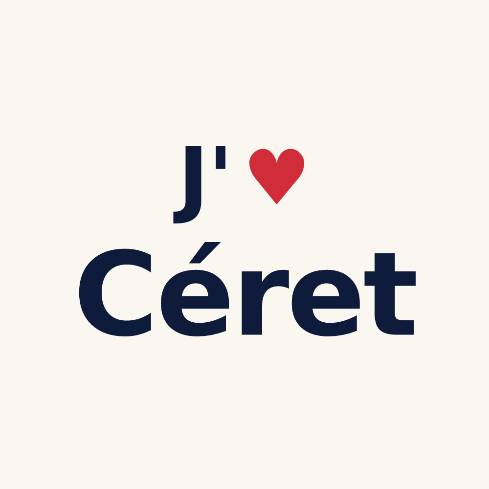 Tasse personnalisée Céret — design J'aime Céret
